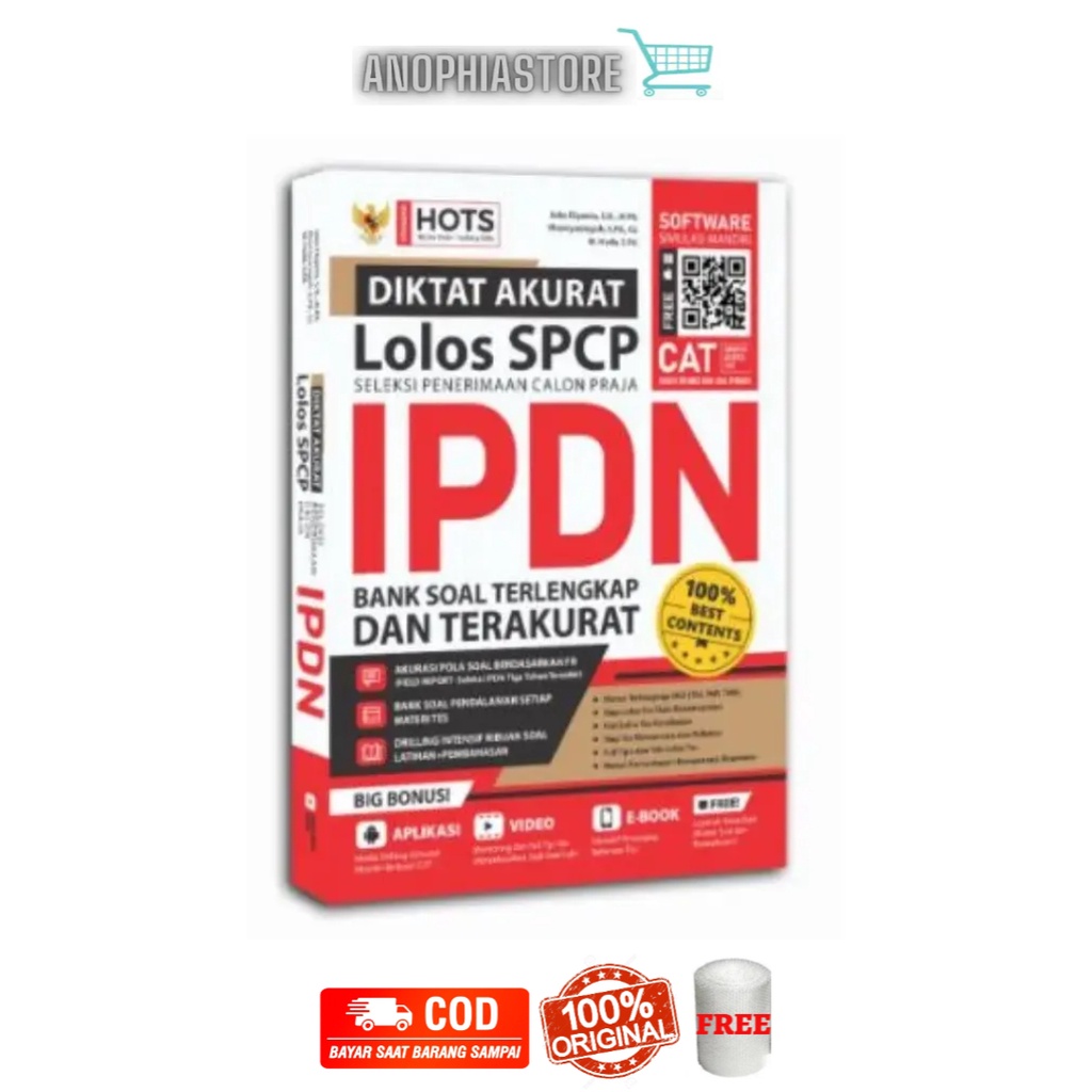 Jual buku tes masuk ipdn diktat akurat lolos spcp ipdn bank soal