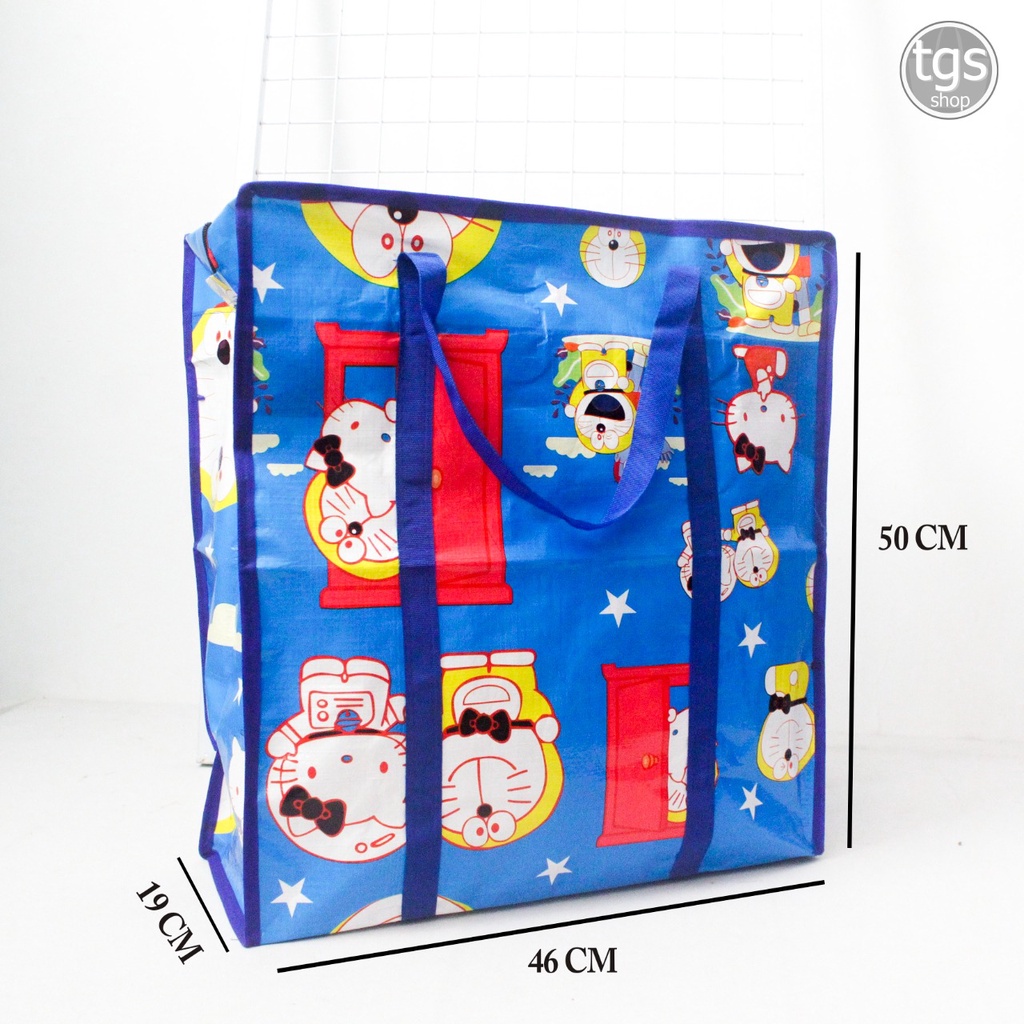 Jual TGS OLSHOP Tas Travel Bag Doraemon Pakaian Lipat Jumbo Bahan Plastik Murah Shopee