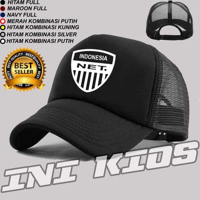 Jual MURAH!!! Topi Trucker Jaring INDONESIA NET TV TELEVISI MASA KINI ...