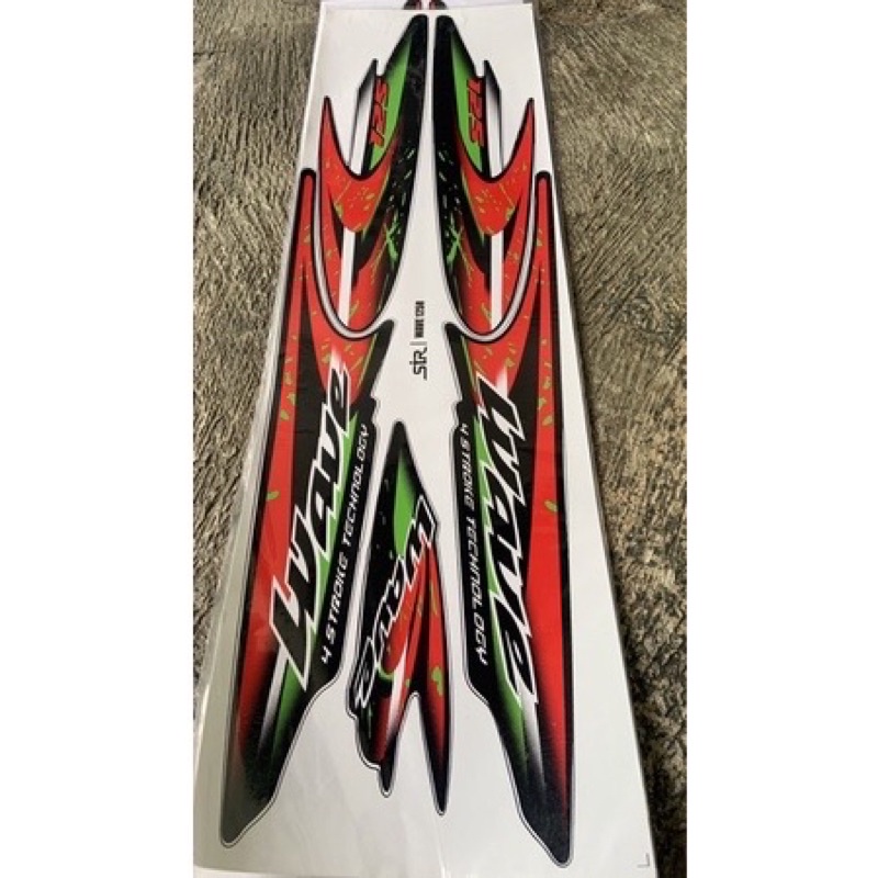 Jual (COD)Striping Stiker Thailand Variasi Motor Honda Karisma 125 - Wave  125 - Terlaris | Shopee Indonesia