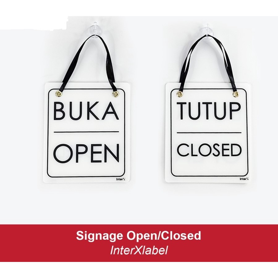 Jual Papan Tanda Signage Buka Tutup Shopee Indonesia