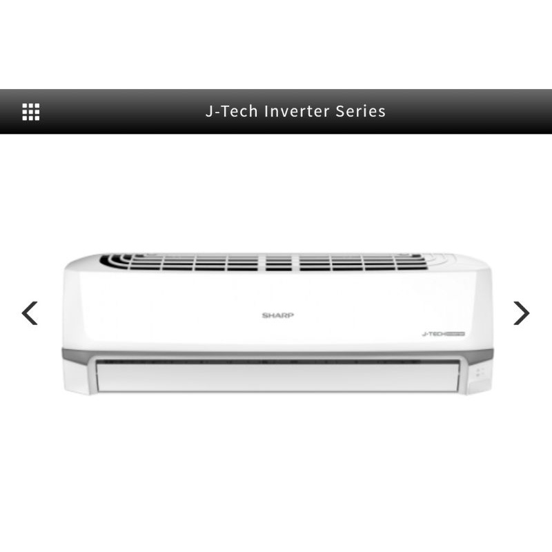 Jual indoor+outdoor ac split 1/2 pk sharp jtech inverter plus Pasang