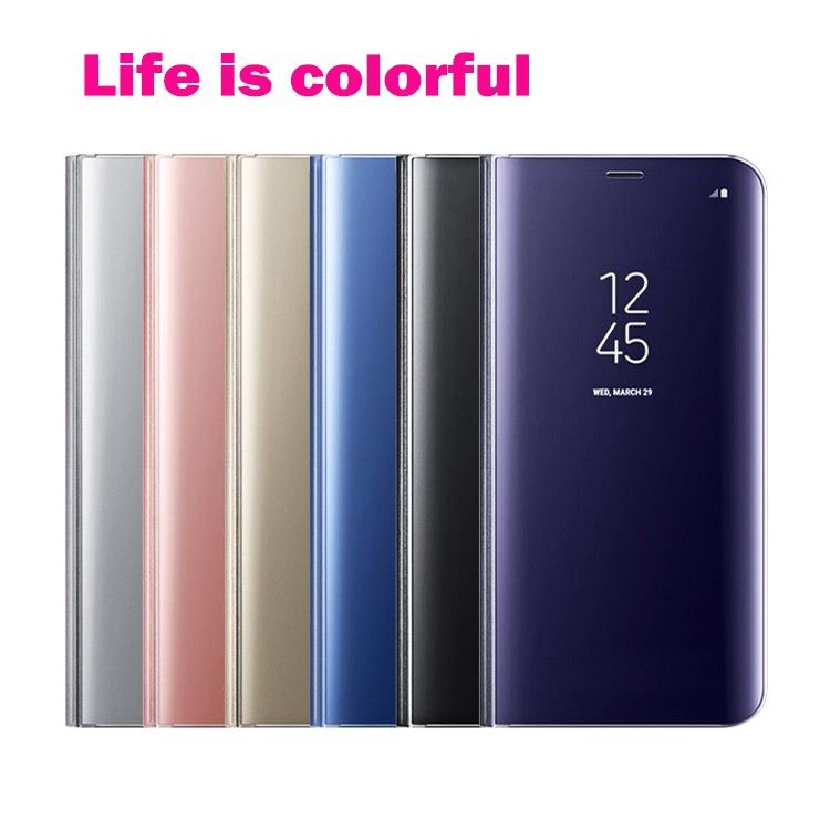 BoerHang Cover per Huawei nova 12 Ultra Cover, Smart Clear View Cover, Clear View Standing Case, Traslucida Protettiva a 360°.(Oro rosa