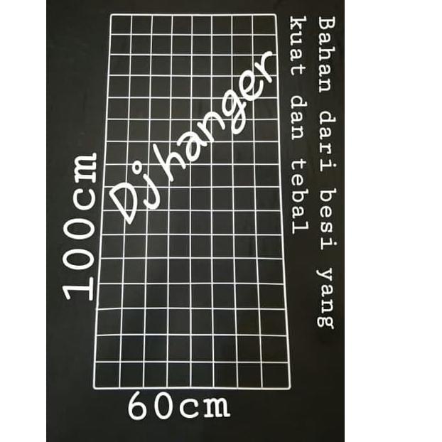 Jual Jaring Ram Besi Dinding Ukuran 60x100cm | Gantungan Hook Ram ...