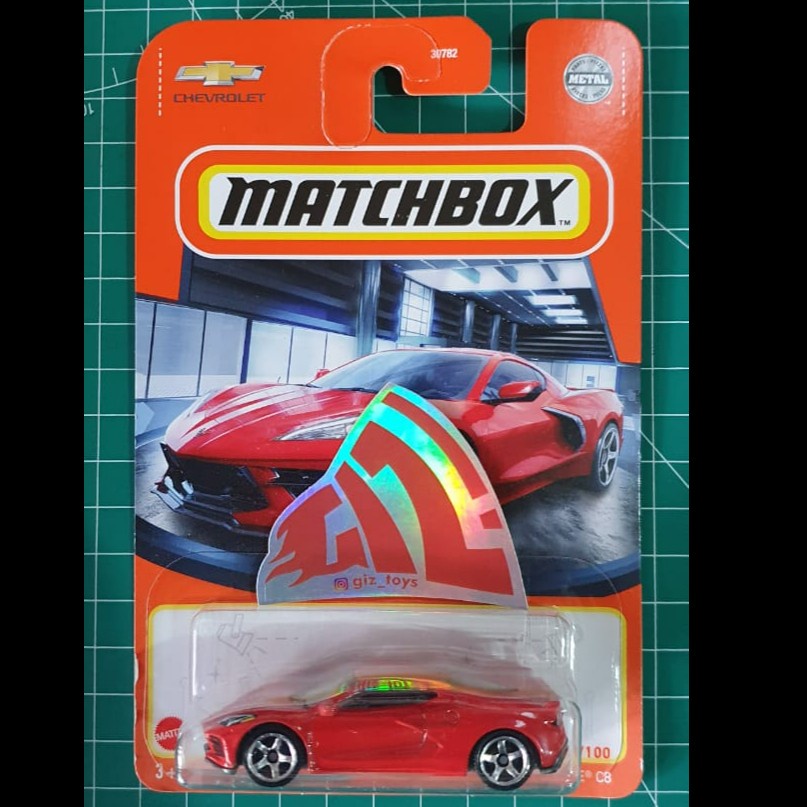 Jual Matchbox 2020 CORVETTE C8 Merah | Shopee Indonesia