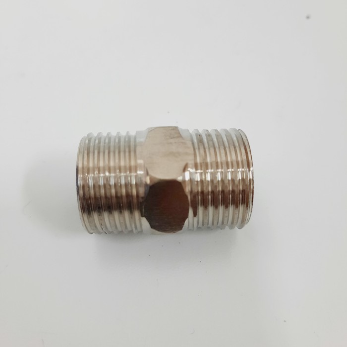 Jual HeaterWater Double Nepel Nipple Napple Dobel Stainless Water