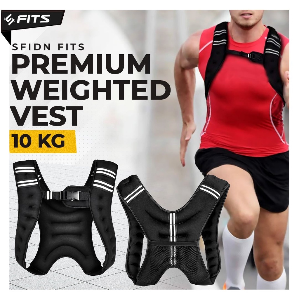 Jual SFIDN FITS Premium Weighted Vest | Rompi Beban Pemberat Badan ...