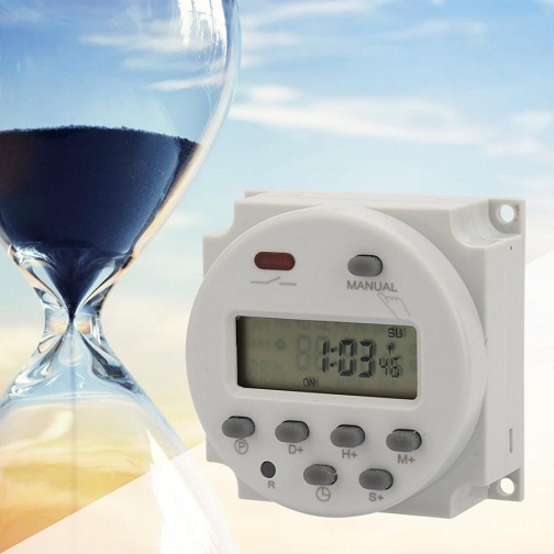 Jual Digital Programmable Timer Switch 7 Days Weekly Auto On/Off Dc ...