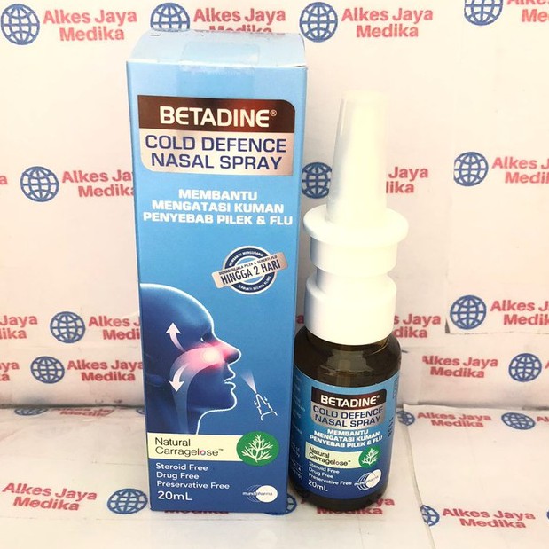 Jual Betadine Cold Defence Nasal Spray 20ml | Shopee Indonesia