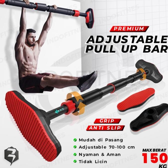 Jual Premium Adjustable Door Pull Up Bar Bodymaster Tiang Pullup Pintu Shopee Indonesia