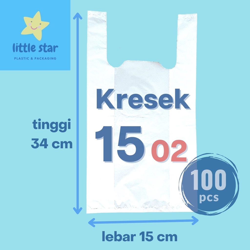 Jual Kresek 15 Cm Tebal 02 Hd Super Putih Plastik Singlet Asoy