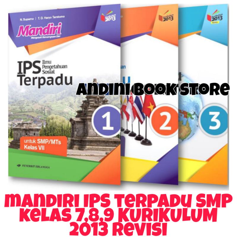 Jual BUKU MANDIRI IPS TERPADU SMP/MTs KELAS 7,8,9 KURIKULUM 2013 REVISI ...