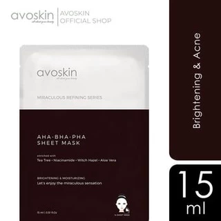 Jual avoskin miraculous refining aha-bha-pha sheet mask Harga Terbaik ...