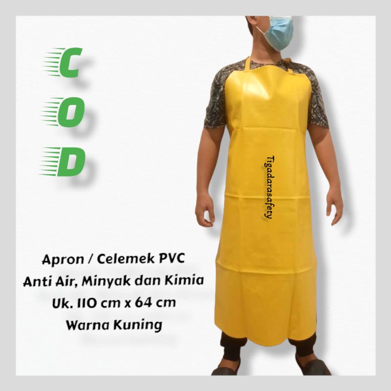 Jual Apron Atau Celemek Pvc Anti Air Anti Minyak Dan Anti Kimia Warna