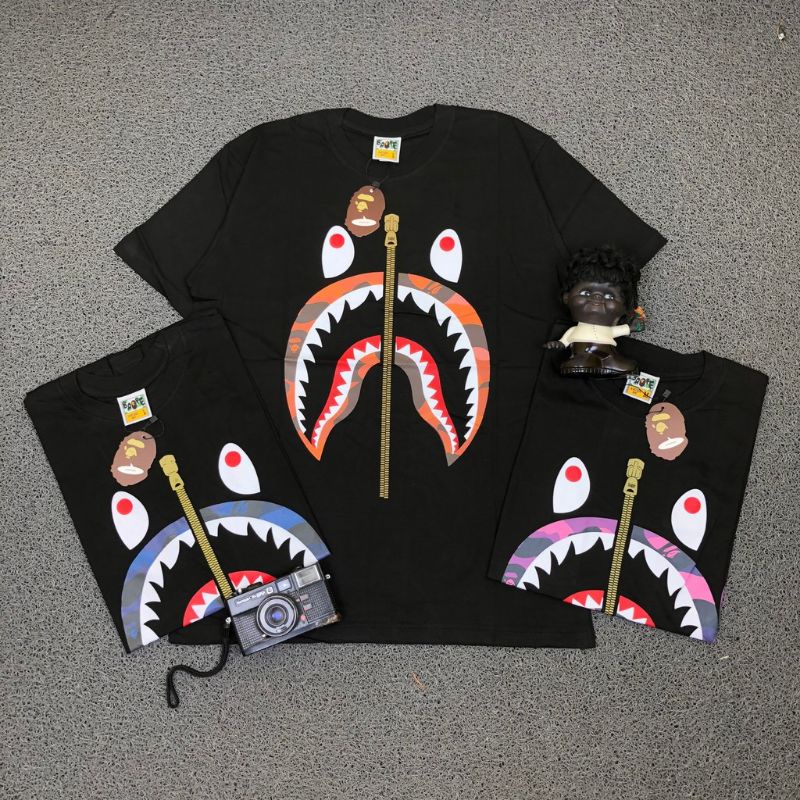 Kaos bape shark sale