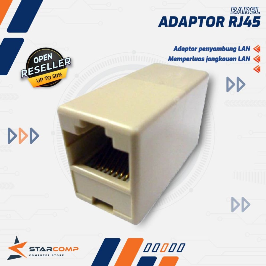 Jual Barel RJ45 female to female adaptor RJ45 | Shopee Indonesia