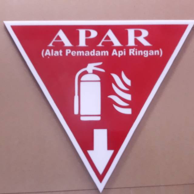 Jual Sign board acrylic APAR,plat akrilik alat pemadam api ringan,sign ...