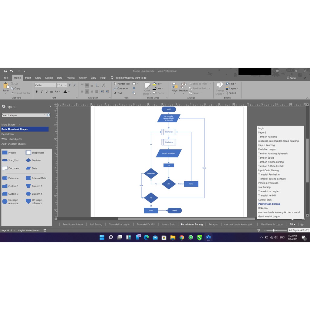 Jual Jasa Pembuatan Diagram Flowchart (Ms. Visio) | Shopee Indonesia