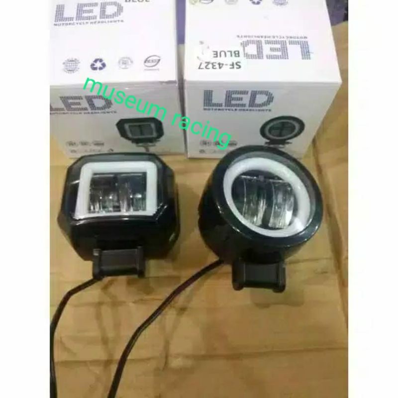 Jual Lampu Tembak Sorot Led Cwl Mata Lensa D Watt Cree Angel Eye Shopee Indonesia