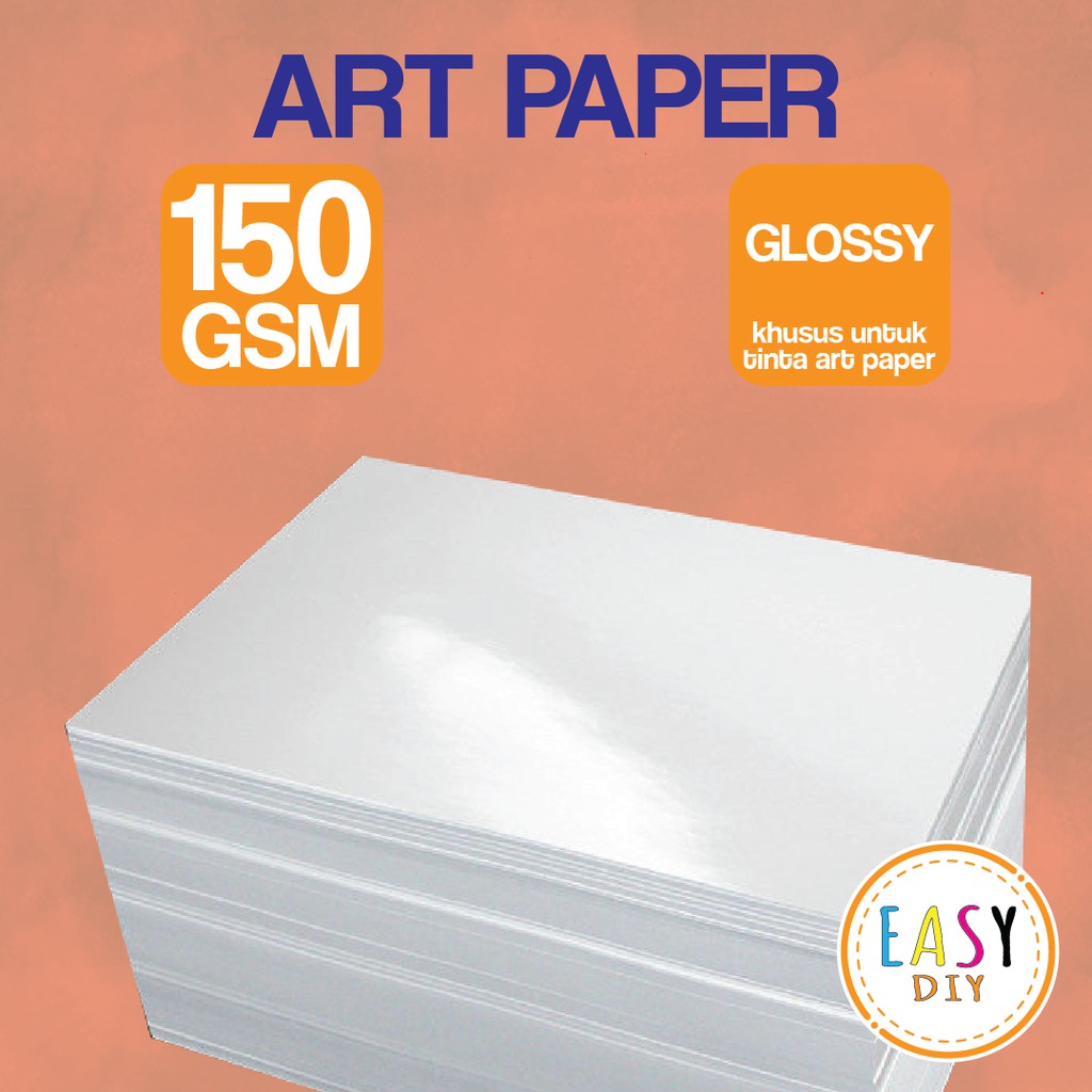 Jual Art Paper Uk A4 150 Gsm Shopee Indonesia