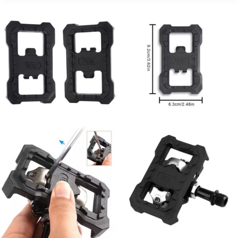 Jual Adaptor Pedal Cleat Richy SM PD22 Flat balap for Shimano M520 M540
