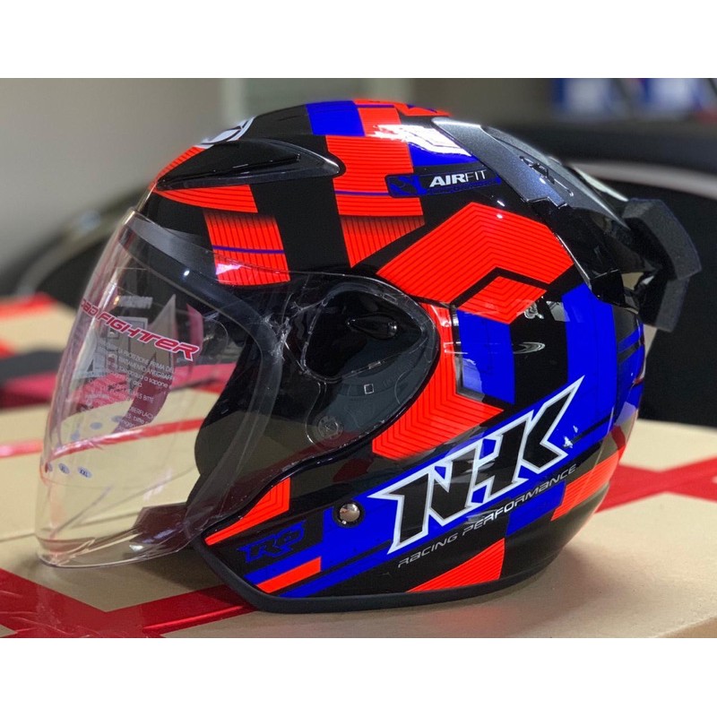 Jual NHK R6 CUBE BLACK BLUE RED GLOSSY | Shopee Indonesia