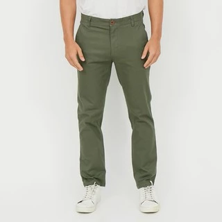 M231 Celana Panjang Pria Chino Pants Slim Fit Stretch Army C1141