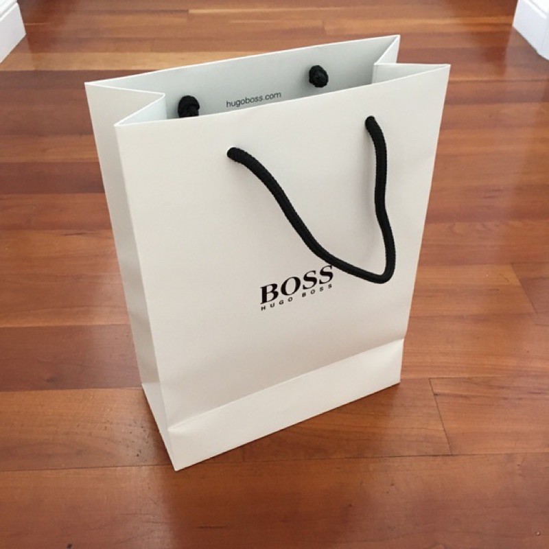 Hugo boss best sale paper bag