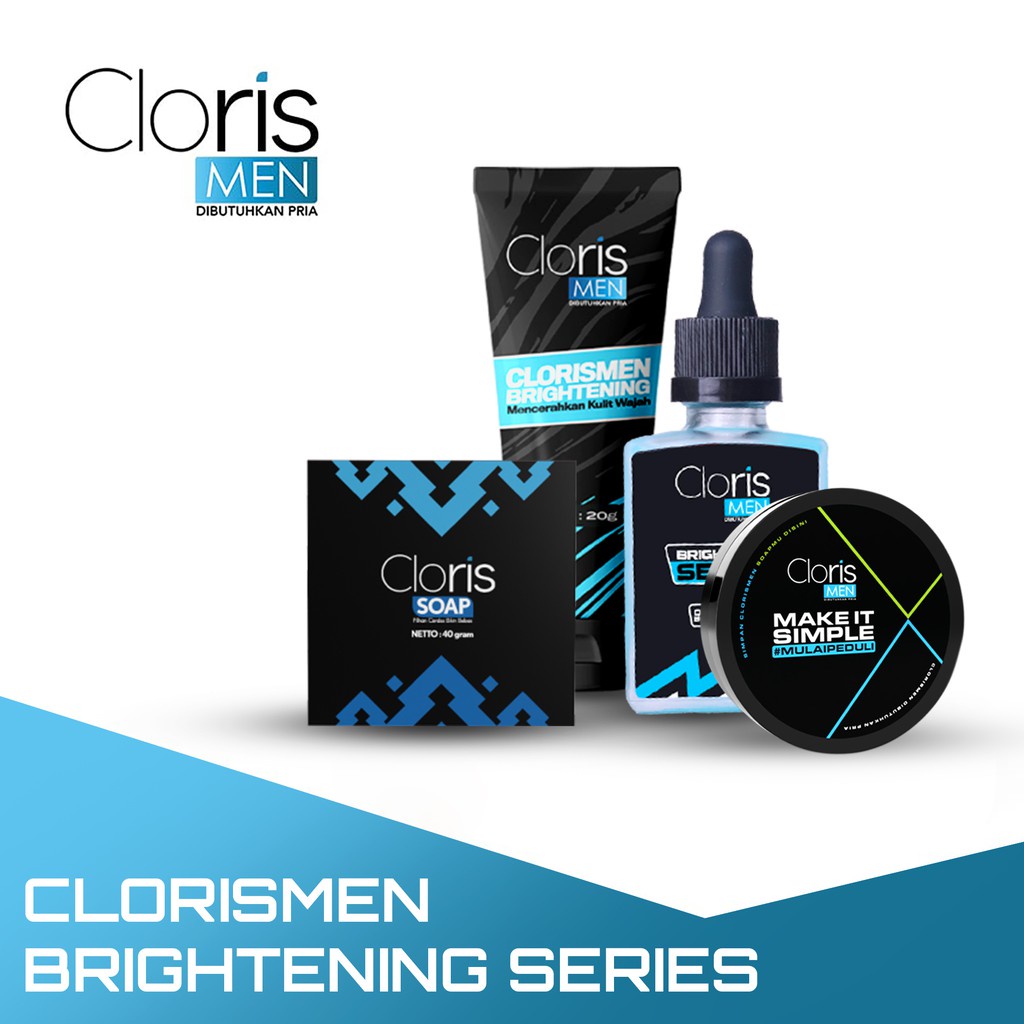 Jual CLORIS MEN SOAP Clorismen Original Brightening Acne Serum Cream ...