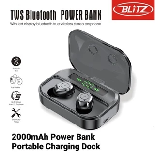 BLiTZ Earbuds New MS-881 TWS Bluetooth 5.0 / Touch Control / Headset True Wireless Stereo Bass