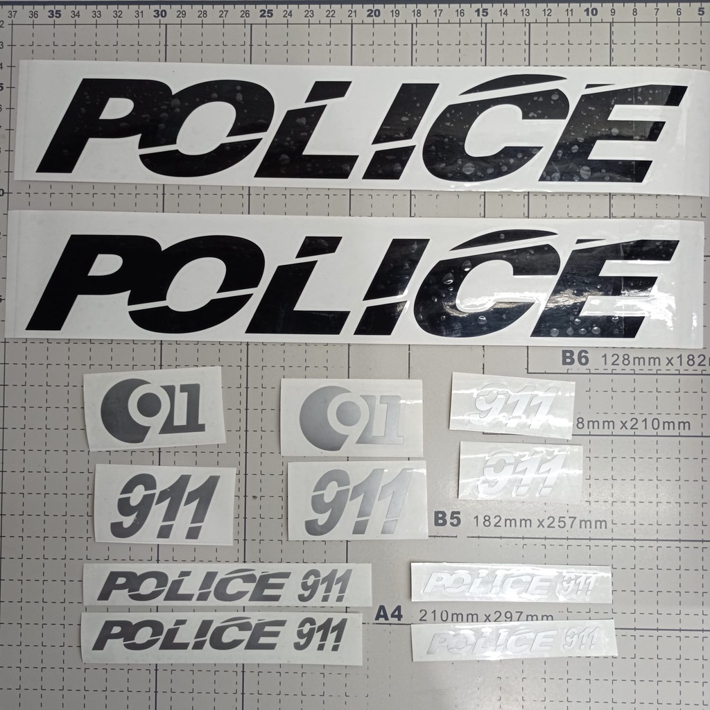 Jual Decal Frame Police Sticker MTB Stiker Sepeda Custom | Shopee Indonesia
