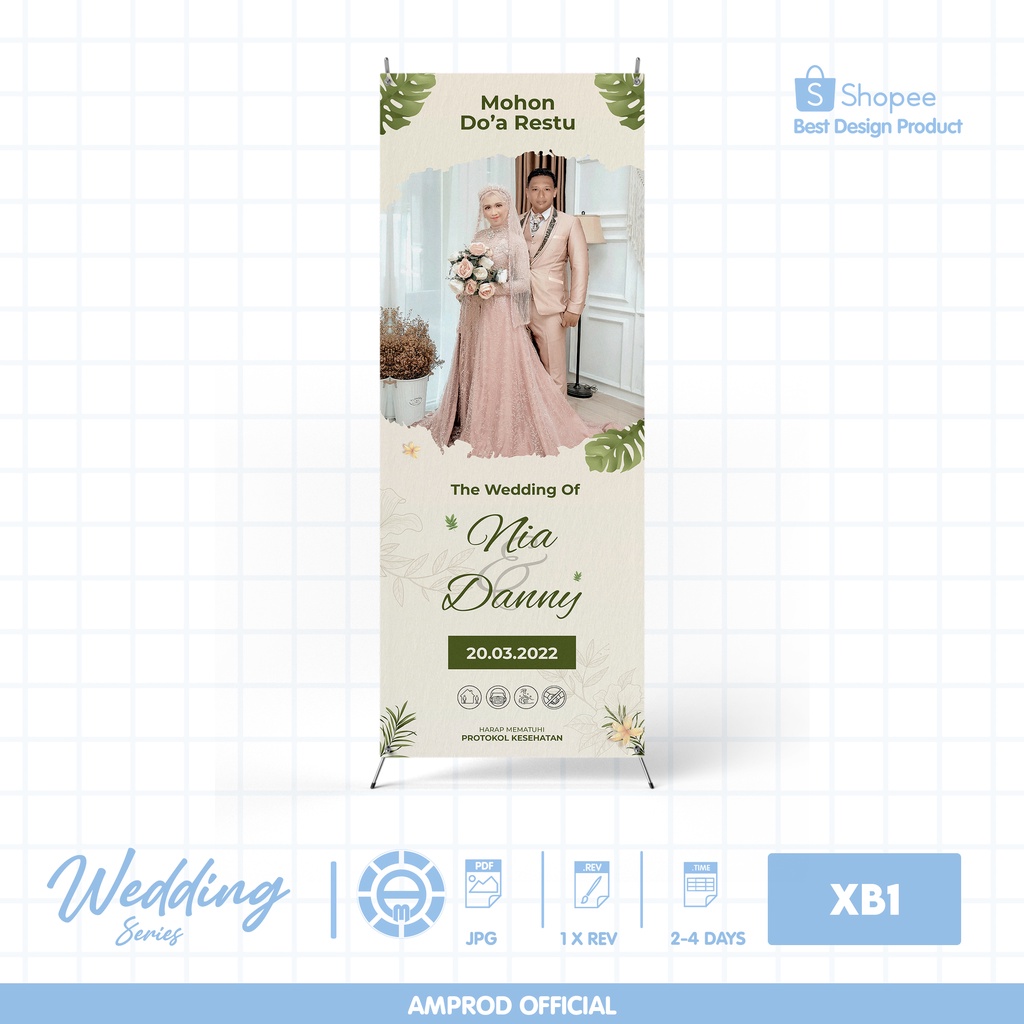 Jual X BANNER ACARA WEDDING/ ENGAGEMENT | Shopee Indonesia