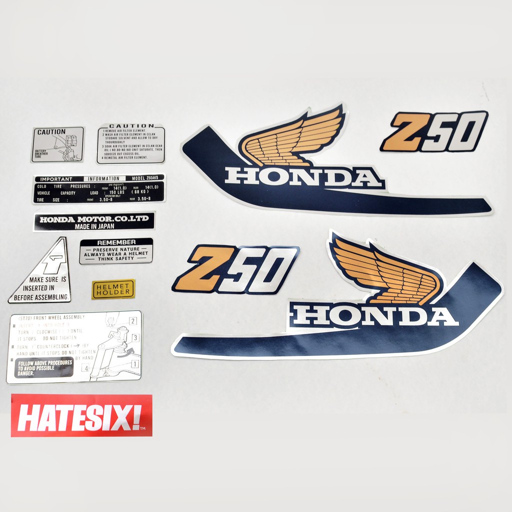 Sticker Decal Honda CT CT110 CT90 1976 Cover Tank Complete free