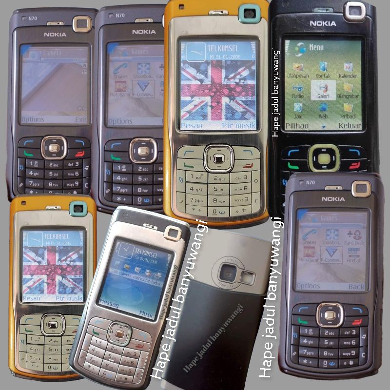 Jual Nokia N70 Rare item, hape jadul, second original 100% | Shopee ...
