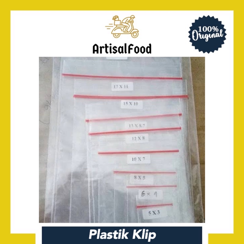 Jual Plastik Klip C Tik Cetik Ctik Berbagai Ukuran Isi 100pcs 4x6 5x8 6x10 7x10 8x12 87x13 7320