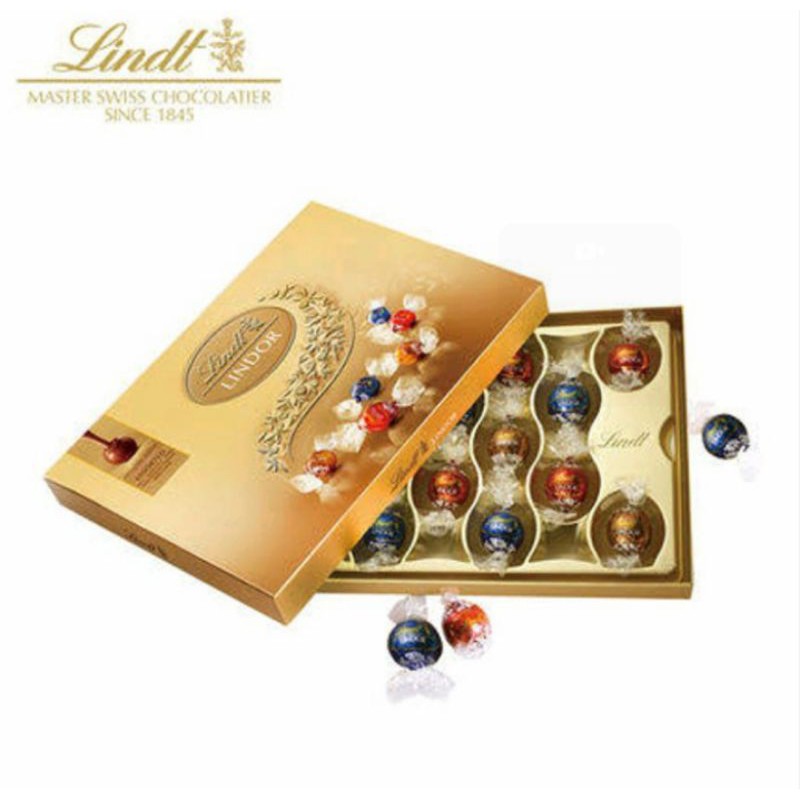 Jual Coklat Lindt Lindor Assorted Chocolate 168 gram Shopee Indonesia