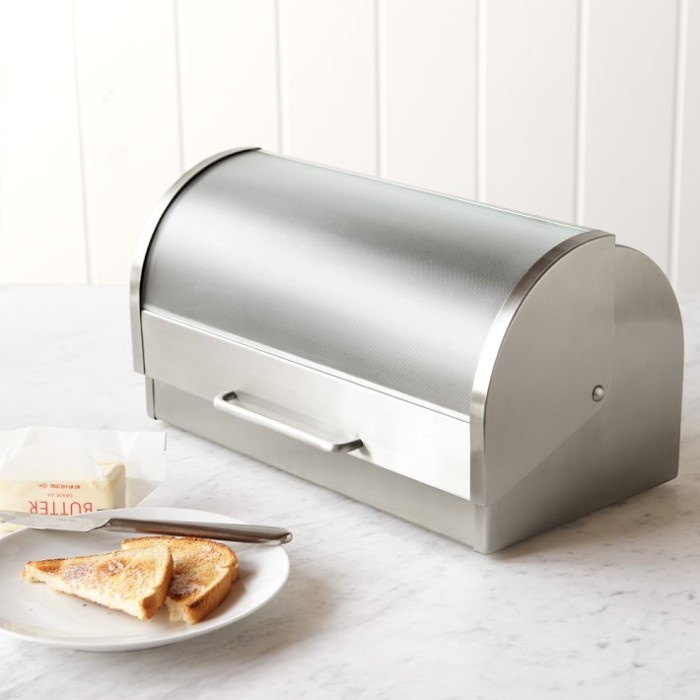 Jual Tempat Roti bread bin canister tempat penyimpanan makanan | Shopee ...