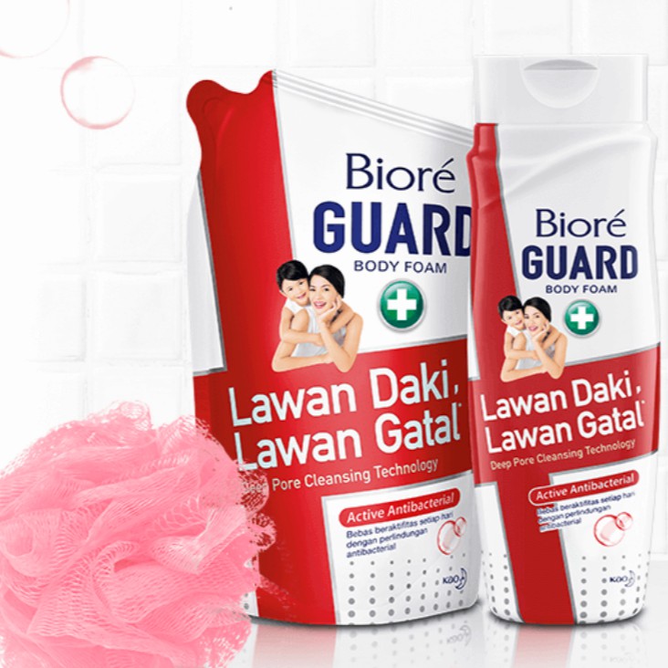 Jual Biore Guard Body Foam Active Antibacterial | Shopee Indonesia