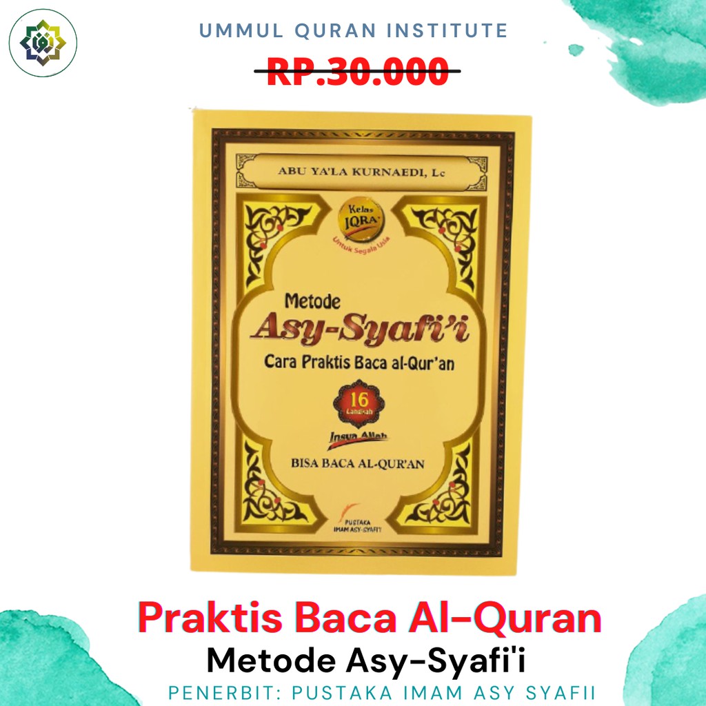 Jual Buku Metode Asy Syafii Cara Praktis Baca Al Quran 16 Langkah Kelas