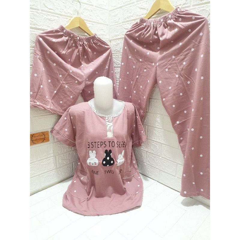 Jual BAJU TIDUR DEWASA 3 IN 1 PIYAMA KAOS BAJU TIDUR KEKINIAN BAJU ...