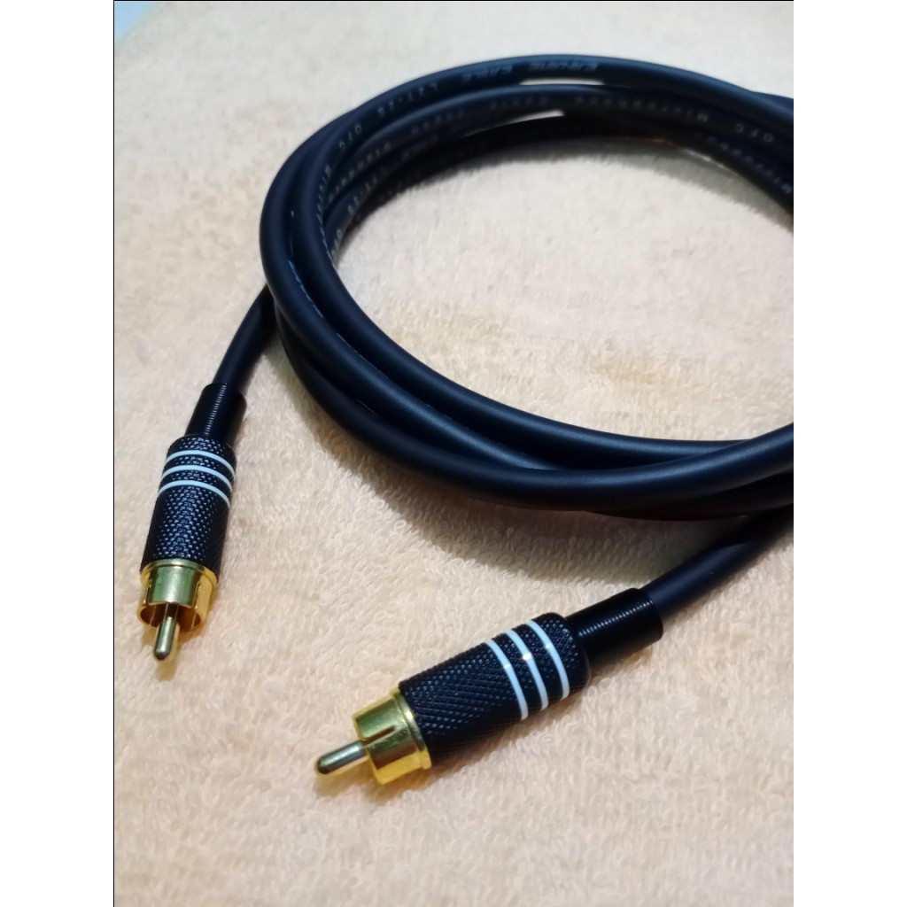Jual KABEL JACK RCA MALE KE JACK RCA MALE 20CM-100CM (1 JALUR ...
