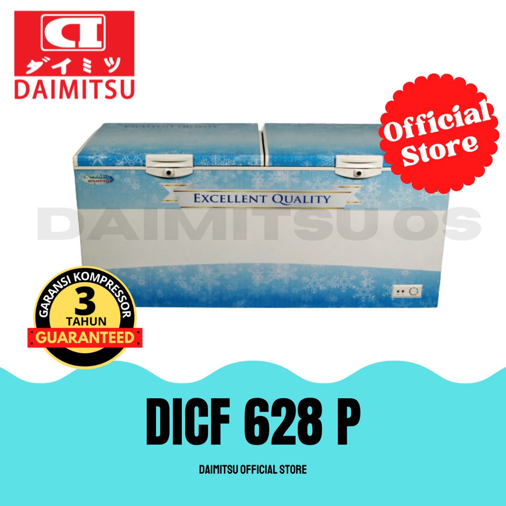 Jual Chest Freezer Lemari Pembeku Daimitsu Tipe Dicf P