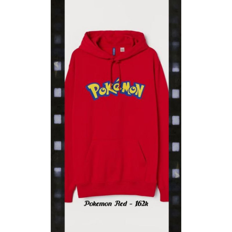 Jual H&M Hoodie - Pokemon Red | Shopee Indonesia