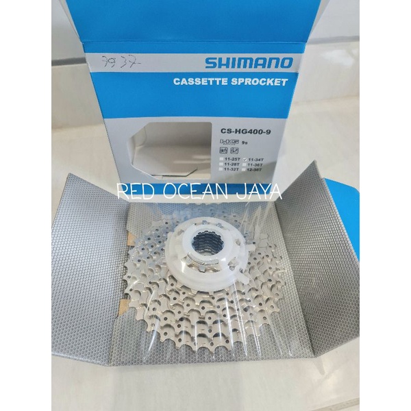 Set Usura Bici Shimano HG400 - Cassetta E Catena HG53 9 Velocità Completo