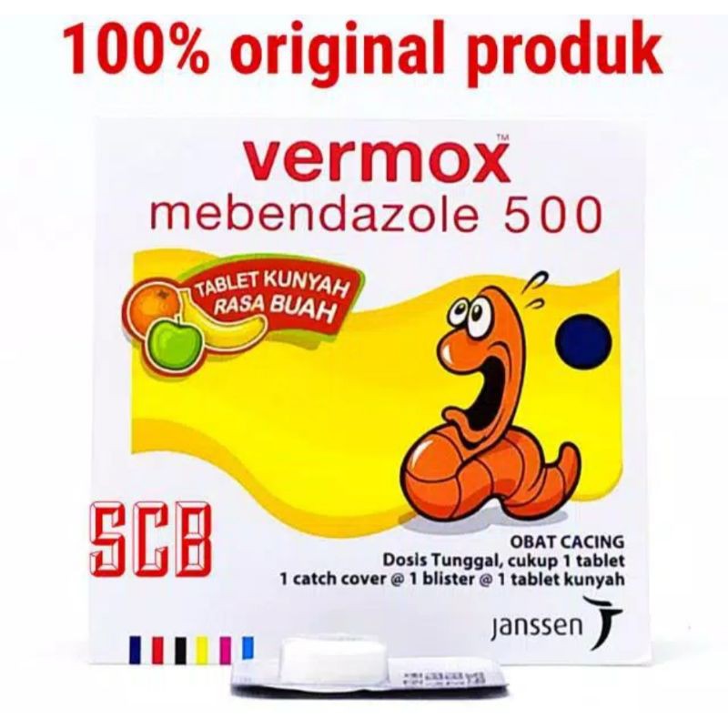 Jual VERMOX 500MG 1 STRIP ISI 1 KAPLET | Shopee Indonesia