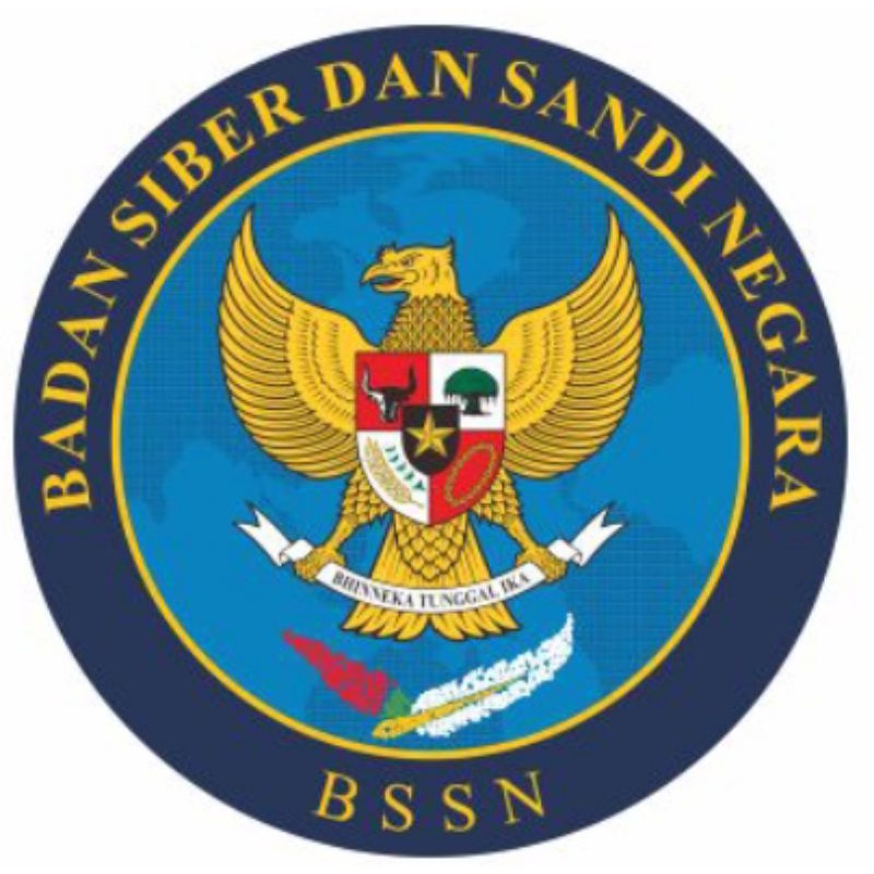 Jual Logo BSSN Logo Bordir BSSN Logo Badan Siber Dan Sandi Negara Logo ...