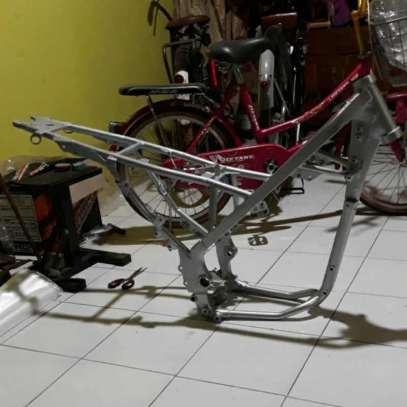 Jual Frame Rangka Kerangka Custom Klx Pnp Mesin Klx Ninja Tiger Megapro