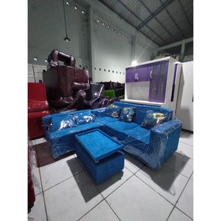 Jual FREE ONGKIR / SOFA L PUTUS JENIFER / SOFA L / SOFA SUDUT | Shopee ...