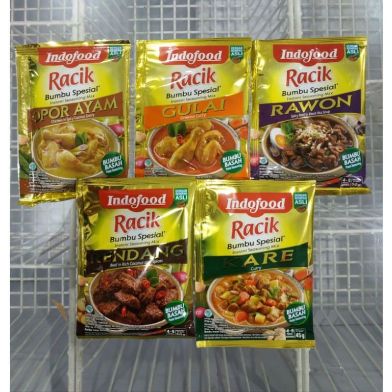 Jual Bumbu Instan RACIK Pasta Indofood Aneka Rasa 45gr Shopee Indonesia