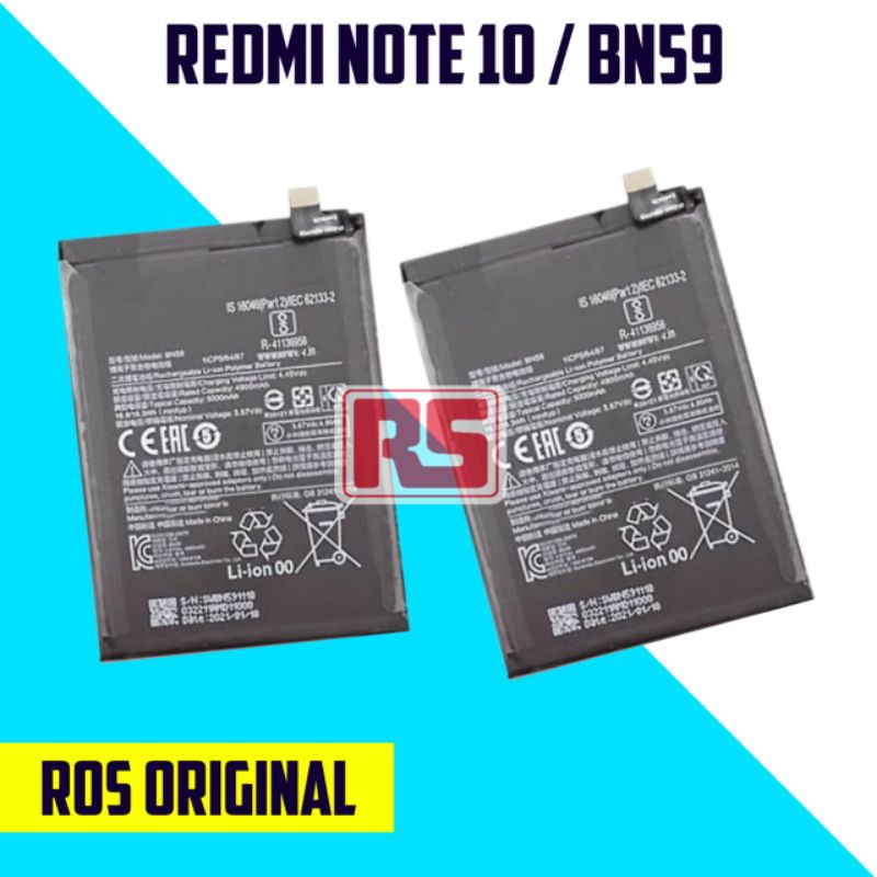 Jual Batre Baterai Battrey Xiaomi Redmi Note 10 4G - Note 10s Bn59 ...